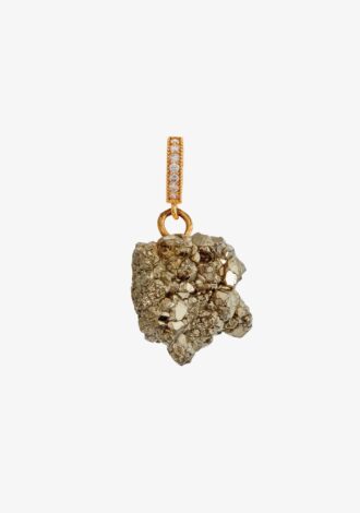 Fools Gold Pendant Pave Connector