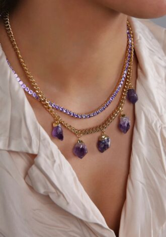 Amethystos Necklace 45cm