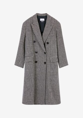 Lojima Oversized Check Coat