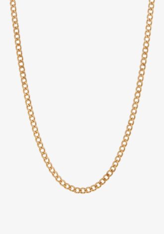 The Classique Skinny Curb Chain 5mm Gold