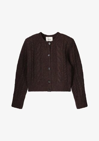 Terry Cable Cardigan