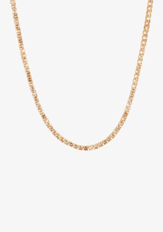 Serena Diamante Necklace Champagne