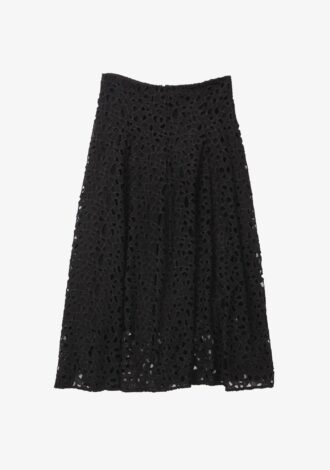 Lace Panelled Skirt