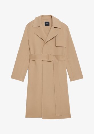 Wrap Wool Trench