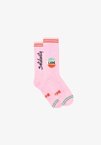 Lion Cotton Mix Sock - Pink