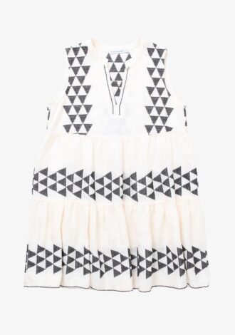 Arrow Sleeveless Short Dress