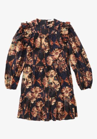 Rhea Balloon Sleeve Mini Dress