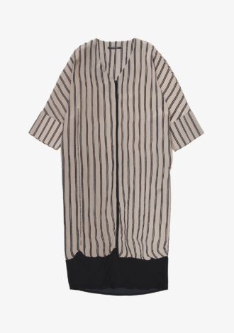 Stripe Silk Tunic