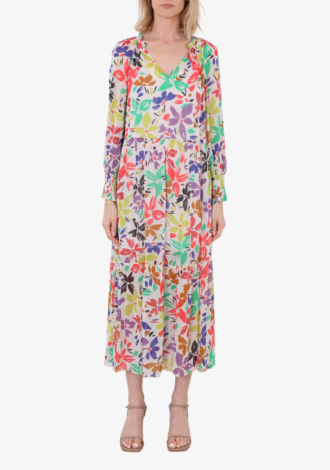 Serena Floral Long Sleeve Maxi Dress