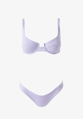 Montreal Lavender Ribbed Bikini
