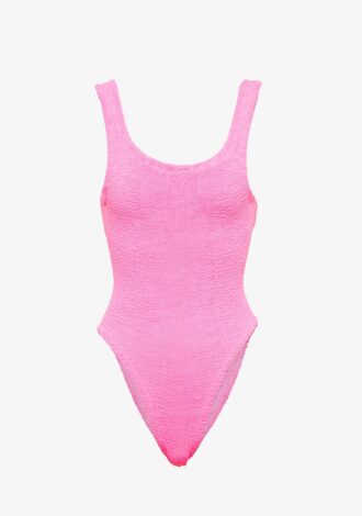 Square Neck Swim -Bubblegum Pink