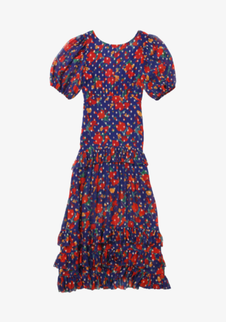 Shireen Lurex Floral Dress