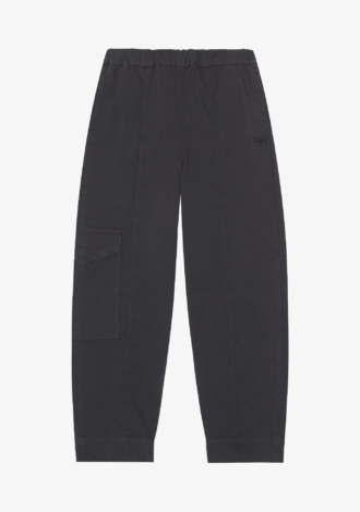 Washed Canvas Curve Trousers