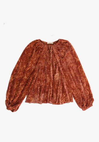 Pauline Velvet Blouse