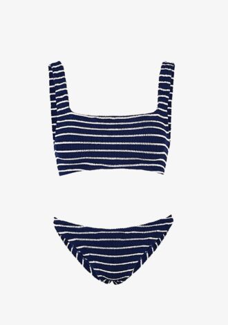Xandra Bikini-Navy/White Stripe