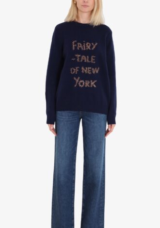 Tinsel Fairytale Of New York Oversized Jumper