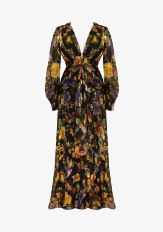 Meera Lurex Maxi Dress
