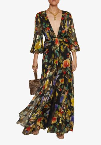 Meera Lurex Maxi Dress
