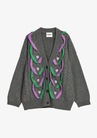 Elke Cable Knit Cardigan