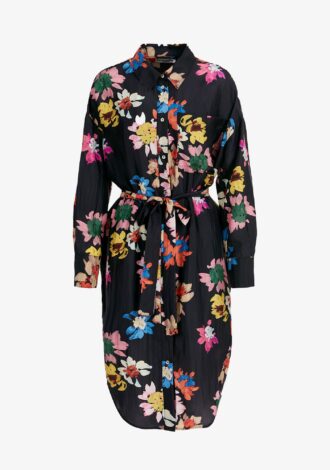 Emethyst Belted Shirt Dress