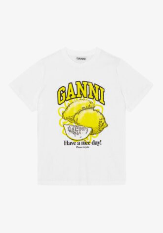 White Relaxed Lemon T-Shirt