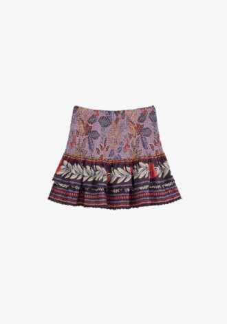 Lavender Wild Night Mini Skirt
