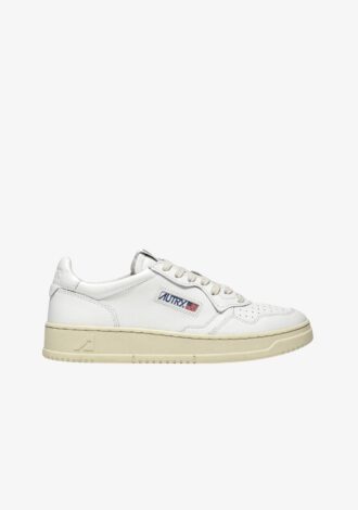 Medalist Low Leather White