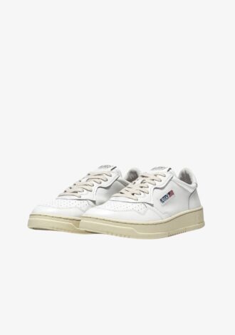 Medalist Low Leather White