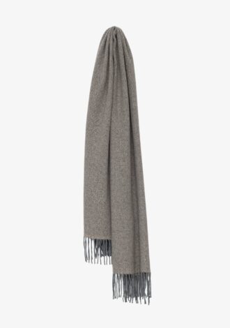 Melby Textured Scarf – Stone