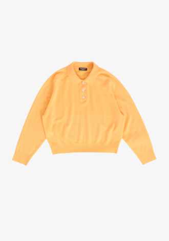 Mango Cashmere Polo Sweater