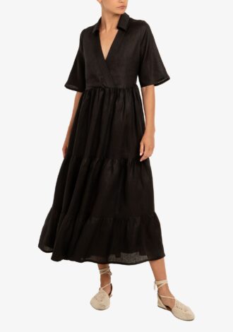 Linen Maxi Dress