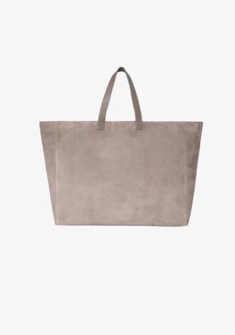 XL Rio Tote Taupe Suede