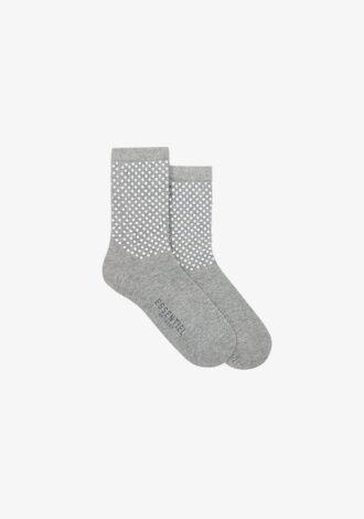 Feta Rhinestone Embellished Socks