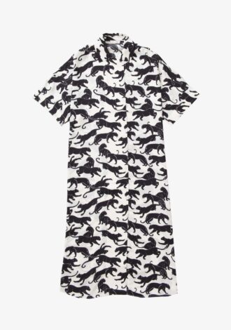 Julia Panther Print Dress