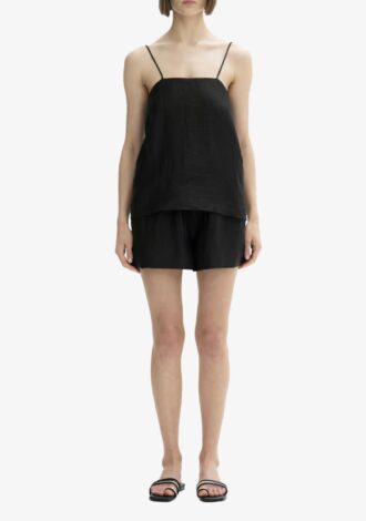 Linen Strap Top