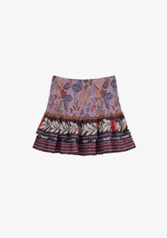 Lavender Wild Night Mini Skirt