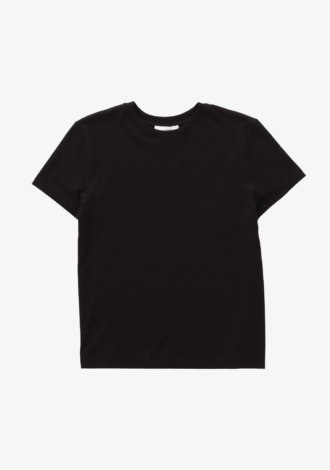 Pima Cotton Crew Neck T-Shirt Black