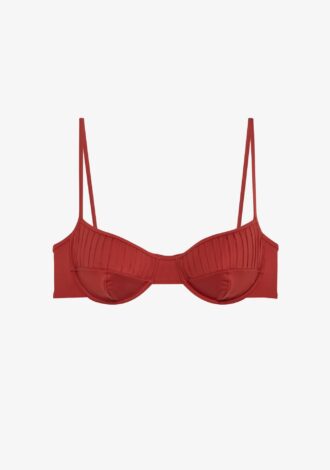 Italia Rhyolite Red Bikini Top