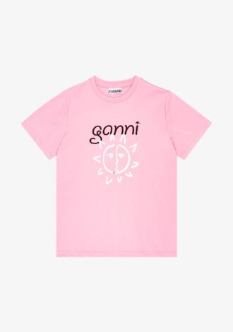 Basic Jersey Sun Relaxed T-Shirt Pink