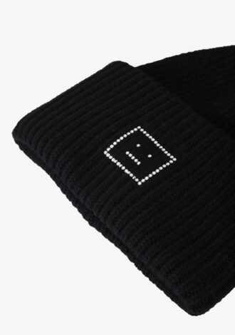 Pansy Crystal Core Hat Black