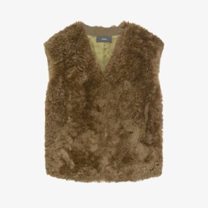 Margarit Curly Wool Gilet - 8