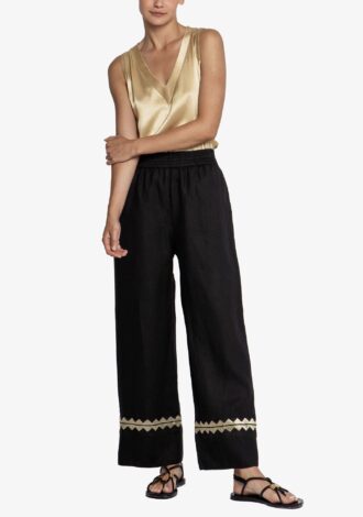 Feathers Wide Leg Trouser