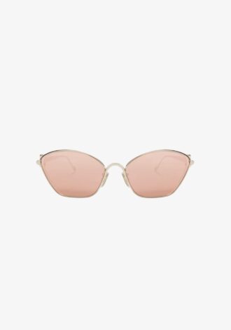 Anagram Hexagon Sunglasses Rose Gold