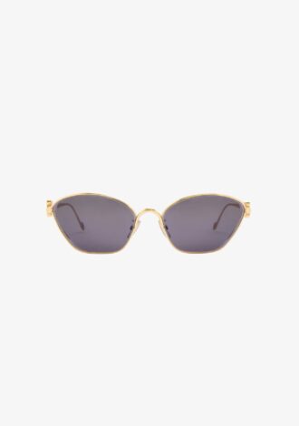 Anagram Hexagonal Sunglasses Gold