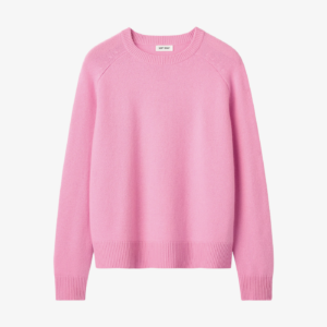 Boyfriend Crew Neck Sweater Pink - XS