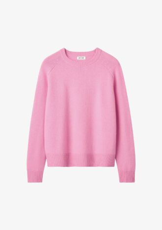 Boyfriend Crew Neck Sweater Pink