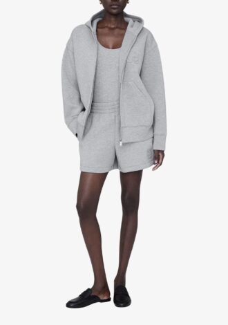 Bond Zip Up Hoodie Framed Monogram