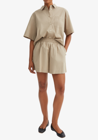 Edgar Shorts Stone Moss