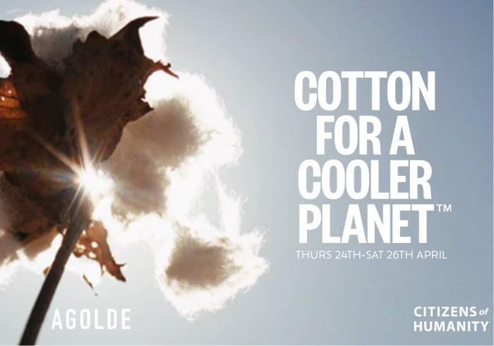 COTTON FOR A COOLER PLANET: MORGAN CLARE X COH & AGOLDE