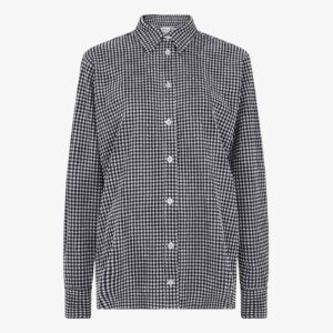 Gingham Seersucker Shirt - M